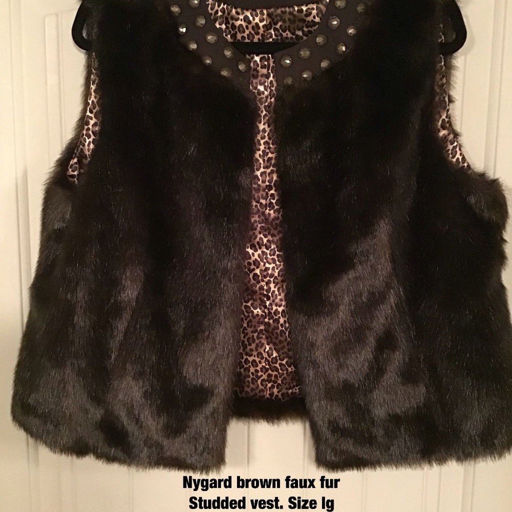 Faux fur vest
